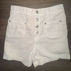 Gitano Kid’s White Jean Shorts Size 10